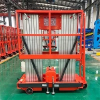 פלטפורמת הרמה מסגסוגת אלומיניום Twin Mast
